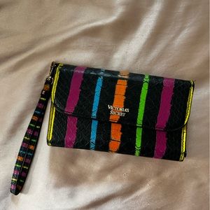 Victoria’s secret black wristlet wallet